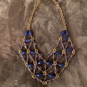 Talbots bib statement necklace 22"